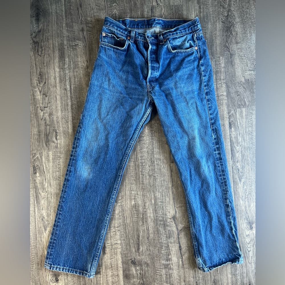 Levis 501 Button Fly Jeans 34x32
